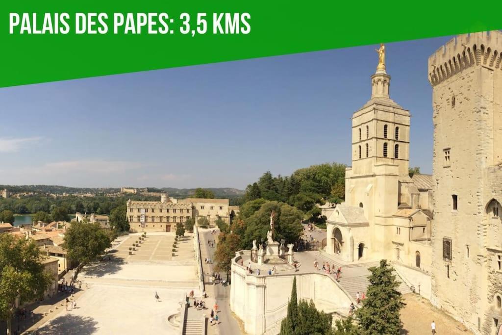 Les Arches - Belle Decoration - Wifi - Ac Clim Lägenhet Villeneuve-lès-Avignon Exteriör bild